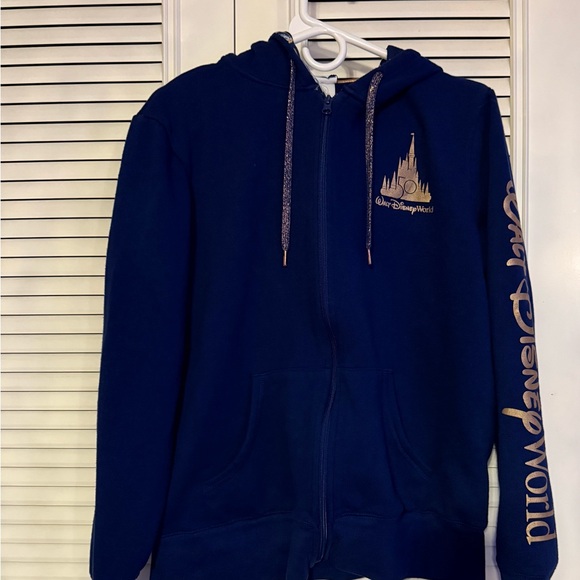 Disney Tops - Disney Navy Blue Apparel with Gold Accents